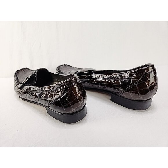 Roberto Capucci Women Shoes Brown Leather size 8.5 B Flex Comfort Italy Heel - Picture 5 of 10